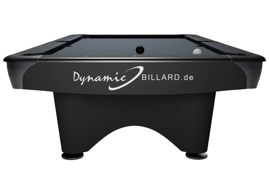 Billardtisch "Dynamic III", 9', matt schwarz, Pool, gebraucht, Simonis 760 burgund