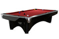 Billardtisch, Pool, Dynamic III, glänzend-schwarz, 8 ft. (Fuß), Simonis 860 rot