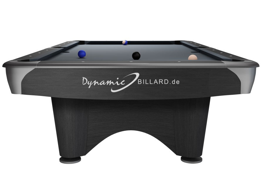 Billardtisch, Pool, Dynamic III, 9 ft. (Fuß), grau, gebraucht, Simonis 760 royalblau