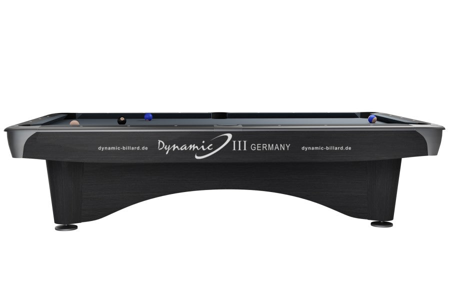 Billardtisch, Pool, Dynamic III, 9 ft. (Fuß), grau, gebraucht, Simonis 760 burgund