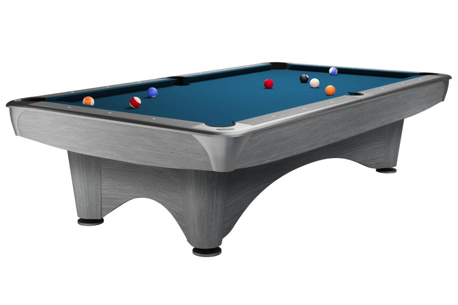 Billardtisch, Pool, Dynamic III, 9 ft. (Fuß), hellgrau, Simonis 860 elektrikblau