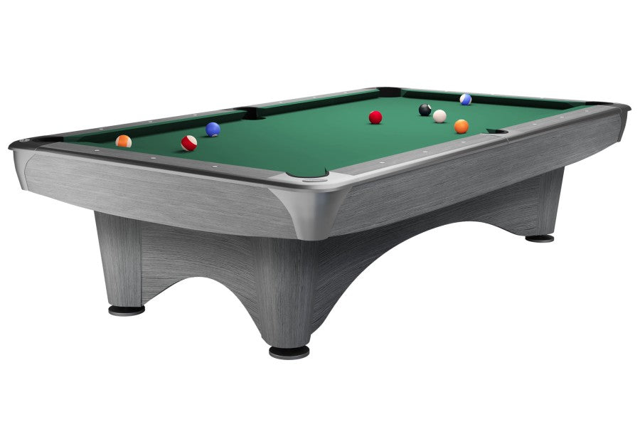 Billardtisch, Pool, Dynamic III, 9 ft. (Fuß), hellgrau, Simonis 760 gelbgrün
