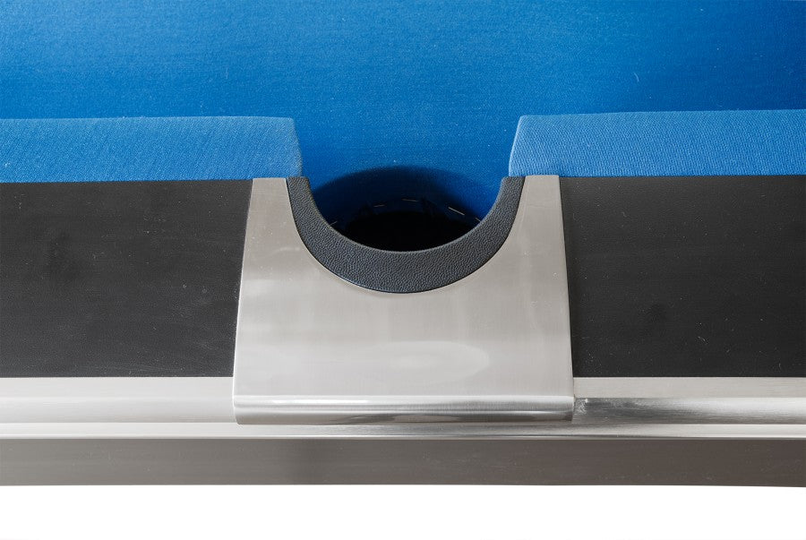 Billardtisch, Pool, Hurricane, 9 ft. (Fuß), matt-schwarz, Ausstellungsstück, Clubtuch royalblau