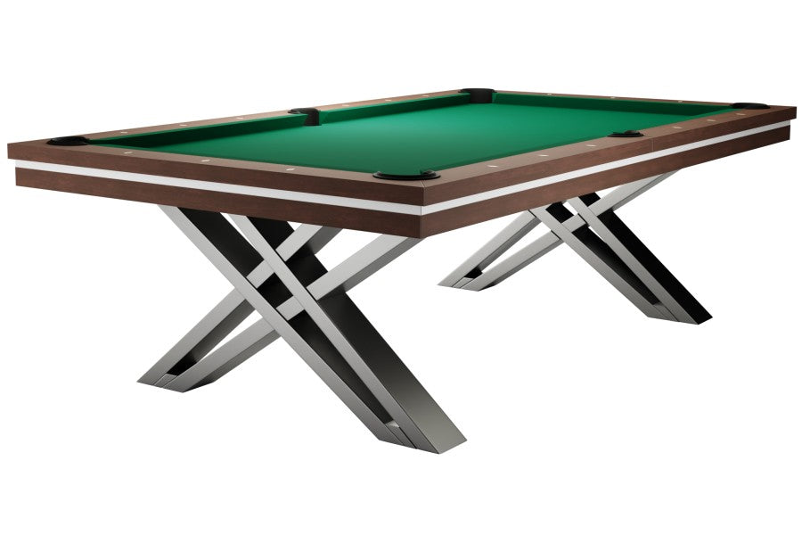 Billardtisch / Esstisch, Pool, Rasson Pierce, 8 ft. (Fuß), walnuss, Clubtuch elektrikblau