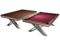 Billardtisch / Esstisch, Pool, Rasson Pierce, 8 ft. (Fuß), walnuss, Clubtuch burgund