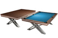 Billardtisch / Esstisch, Pool, Rasson Pierce, 8 ft. (Fuß), walnuss, Simonis 760 turnierblau