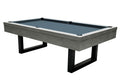Billardtisch, Pool, Upcon, 8 ft. (Fuß), graue Eiche, 8 ft., Simonis 760 puderblau
