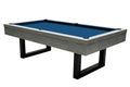 Billardtisch, Pool, Upcon, 8 ft. (Fuß), graue Eiche, 8 ft., Clubtuch royalblau