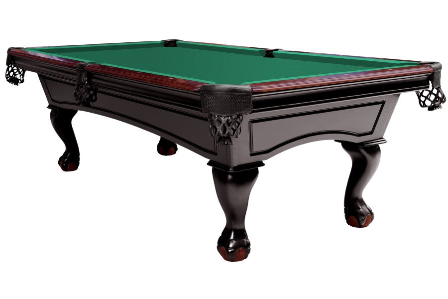 Billardtisch, Pool, Dover, 8 ft. (Fuß), schwarz, Simonis 760 gelbgrün