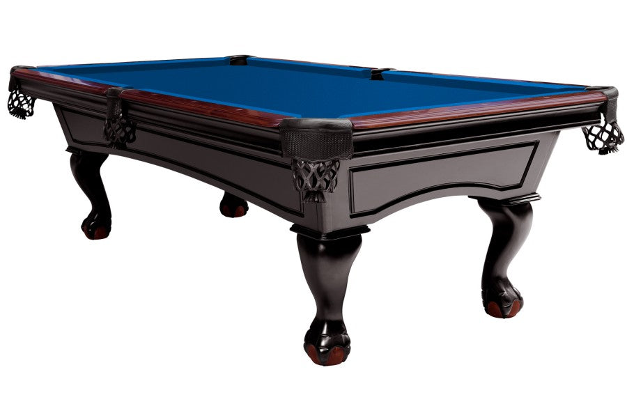 Billardtisch, Pool, Dover, 8 ft. (Fuß), schwarz, Simonis 760 royalblau