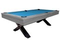 Billardtisch, Pool, Xray, 8 ft. (Fuß), grau, Simonis 860 turnierblau