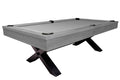 Billardtisch, Pool, Xray, 8 ft. (Fuß), grau, Clubtuch grau