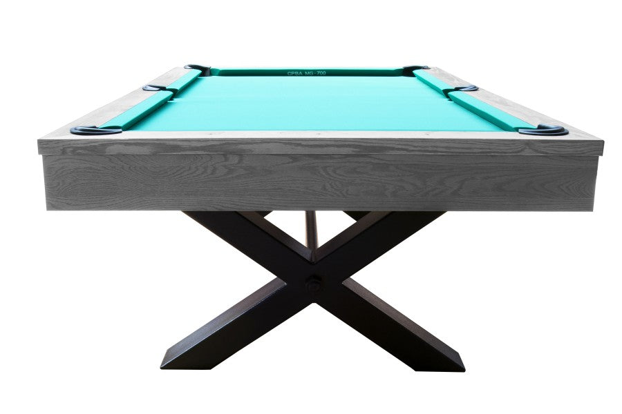 Billardtisch, Pool, Xray, 8 ft. (Fuß), grau, Simonis 760 turnierblau