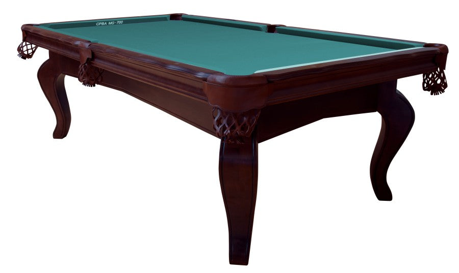 Billardtisch, Pool, Salem, 8 ft. (Fuß), walnuss, Simonis 760 blaugrün