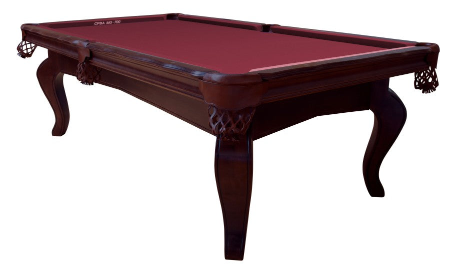 Billardtisch, Pool, Salem, 8 ft. (Fuß), walnuss, Clubtuch burgund