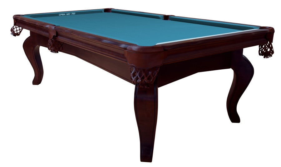 Billardtisch, Pool, Salem, 8 ft. (Fuß), walnuss, Simonis 760 elektrikblau