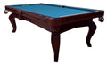 Billardtisch, Pool, Salem, 8 ft. (Fuß), walnuss, Simonis 760 turnierblau
