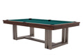 Billardtisch / Esstisch, Pool, Rasson Trillium, 8 ft. (Fuß), walnuss, Simonis 860 blaugrün
