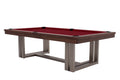 Billardtisch / Esstisch, Pool, Rasson Trillium, 8 ft. (Fuß), walnuss, Clubtuch burgund