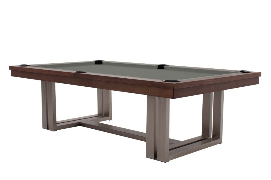 Billardtisch / Esstisch, Pool, Rasson Trillium, 8 ft. (Fuß), walnuss, Clubtuch grau