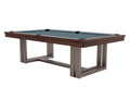 Billardtisch / Esstisch, Pool, Rasson Trillium, 8 ft. (Fuß), walnuss, Simonis 860 puderblau