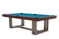 Billardtisch / Esstisch, Pool, Rasson Trillium, 8 ft. (Fuß), walnuss, Simonis 760 turnierblau
