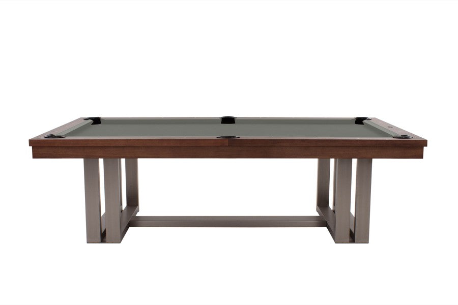 Billardtisch / Esstisch, Pool, Rasson Trillium, 8 ft. (Fuß), walnuss, Simonis 760 elektrikblau