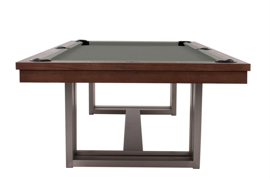 Billardtisch / Esstisch, Pool, Rasson Trillium, 8 ft. (Fuß), walnuss, Simonis 760 rot