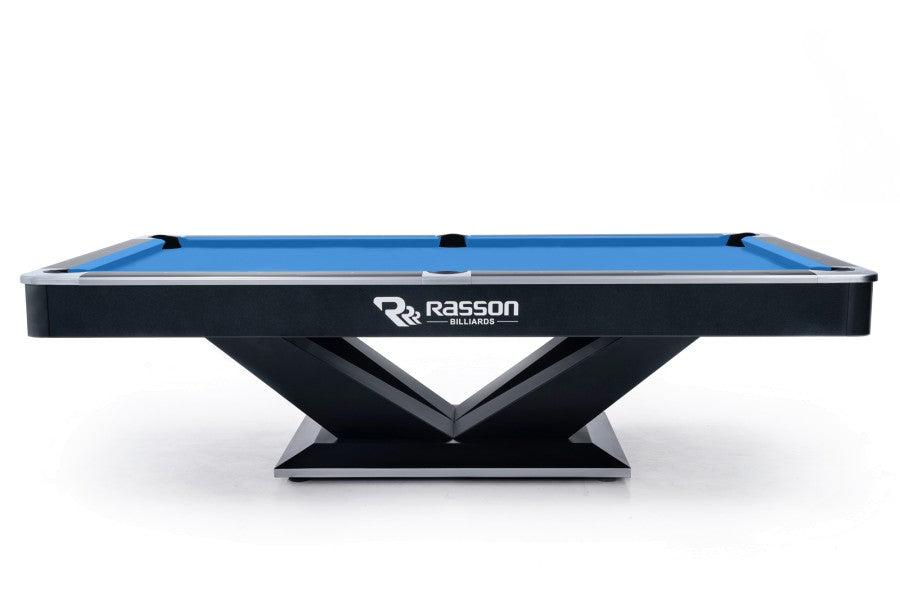 Billardtisch, Pool, Rasson Victory II Plus, 8 ft., schwarz, Ausstellungsstück, Simonis 860 gelbgrün
