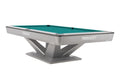 Billardtisch, Pool, Rasson Victory III, silber, CLUB Taschenmaß, 8 ft., Simonis 760 blaugrün