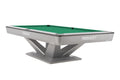 Billardtisch, Pool, Rasson Victory III, silber, CLUB Taschenmaß, 8 ft., Simonis 760 gelbgrün