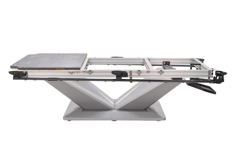 Billardtisch, Pool, Rasson Victory III, silber, CLUB Taschenmaß, 8 ft., Simonis 760 rot