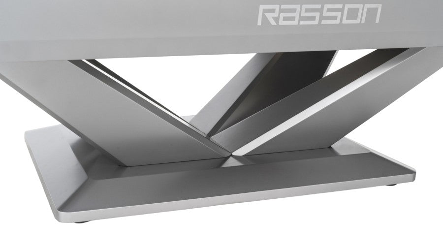Billardtisch, Pool, Rasson Victory III, silber, CLUB Taschenmaß, 8 ft., Simonis 860 turnierblau