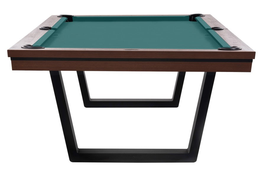Billardtisch / Esstisch, Pool, Rasson Madrid, walnuss, 8 ft., Simonis 860 turnierblau