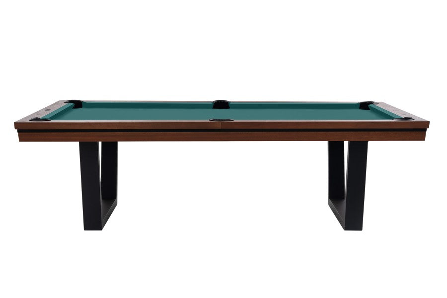 Billardtisch / Esstisch, Pool, Rasson Madrid, walnuss, 7 ft., Simonis 860 blaugrün