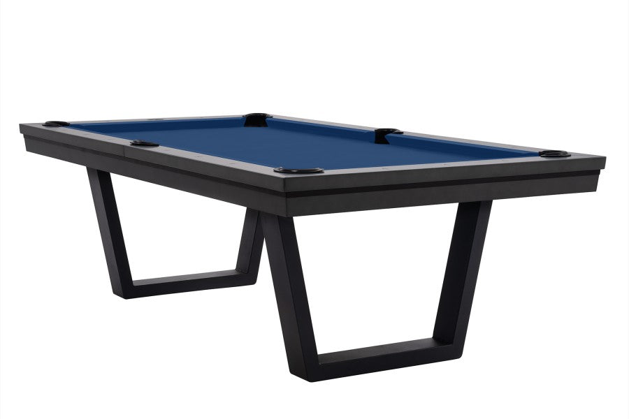 Billardtisch / Esstisch, Pool, Rasson Madrid, grau, 8 ft., Simonis 760 royalblau