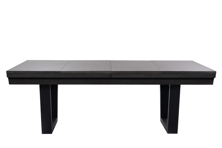Billardtisch / Esstisch, Pool, Rasson Madrid, grau, 8 ft., Simonis 760 gelbgrün