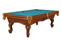 Billardtisch, Pool, York, 8 ft. (Fuß), antikbraun, 8 ft., Simonis 760 elektrikblau