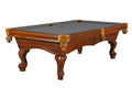 Billardtisch, Pool, York, 8 ft. (Fuß), antikbraun, 8 ft., Simonis 860 grau
