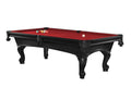 Billardtisch, Pool, Shelton, 8 ft. (Fuß), schwarz, Simonis 760 rot