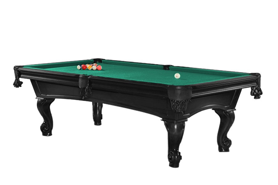 Billardtisch, Pool, Shelton, 8 ft. (Fuß), schwarz, Simonis 760 gelbgrün