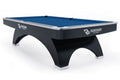 Billardtisch, Pool, Rasson Ox, 9 ft. (Fuß), schwarz, World Pool Masters Edition, Simonis 760 royalblau