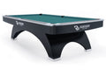 Billardtisch, Pool, Rasson Ox, 9 ft. (Fuß), schwarz, World Pool Masters Edition, Simonis 760 blaugrün