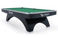 Billardtisch, Pool, Rasson Ox, 9 ft. (Fuß), schwarz, EPBF Taschenmaß, Simonis 860 gelbgrün
