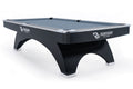 Billardtisch, Pool, Rasson Ox, 9 ft. (Fuß), schwarz, World Pool Masters Edition, Simonis 760 puderblau