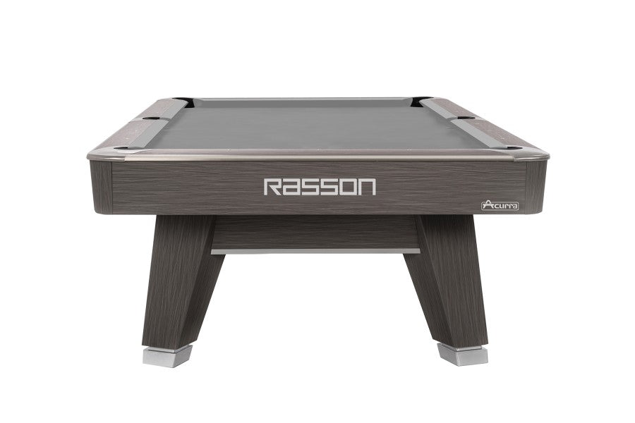 Billardtisch, Pool, Rasson ACURRA (MR-SUNG SERIES), 9 ft. (Fuß), grau (Sarum Strand), MATCHROOM Taschenmaß, Simonis 860 burgund