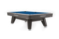 Billardtisch, Pool, Rasson ACURRA (MR-SUNG SERIES), 9 ft. (Fuß), grau (Sarum Strand), CLUB Taschenmaß, Simonis 860 royalblau