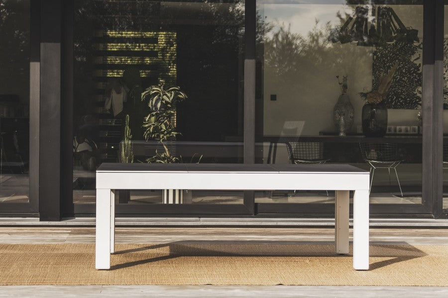 Abdeckplatte, 7 ft. (Fuß), Holzdekor für weißen Cornilleau Classic Outdoor Billardtisch