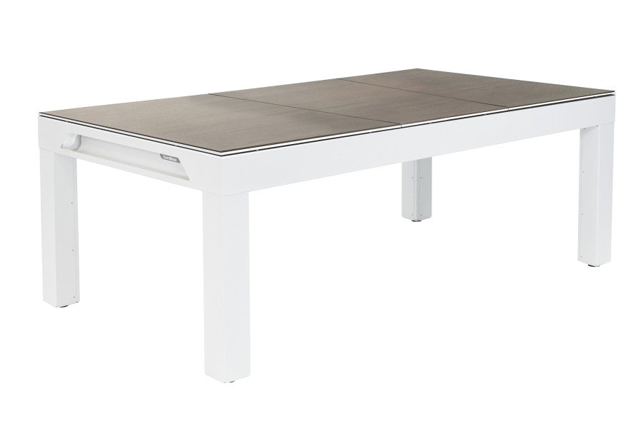 Abdeckplatte, 7 ft. (Fuß), Holzdekor für weißen Cornilleau Classic Outdoor Billardtisch