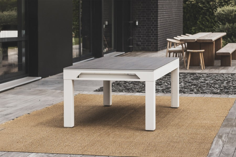 Abdeckplatte, 7 ft. (Fuß), Steindekor für weißen Cornilleau Classic Outdoor Billardtisch